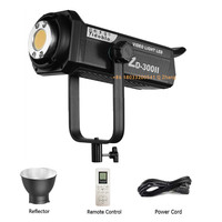 Yidoblo ZD-300II 300W cob led bi couleur 2700-7500K lumières vidéo double température projecteur de studio vidéo avec support de trépied