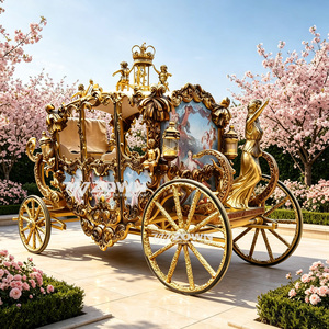 Chariot royal électrique de tourisme pour extérieur, décoration de calèche royale, véhicule équestre à vendre - Product Image 6