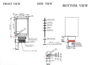 YZY 3色1.3英寸电子纸显示器144x200分辨率24pin SPI接口超薄电子墨水屏幕发光二极管背光SSD1680驱动器 - Product Image 5