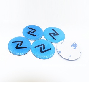 Biểu tượng tùy chỉnh in ấn RFID Mini tag ntag213 NFC sticker 30 mét không thấm nước PVC + Epoxy - Product Image 1