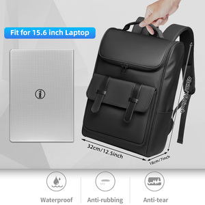 <span class=keywords><strong>Zaino</strong></span> <span class=keywords><strong>Vintage</strong></span> da <span class=keywords><strong>Viaggio</strong></span> per Laptop con Porta USB per Ricarica, per Donne e Uomini, <span class=keywords><strong>Zaino</strong></span> Universitario Adatto a Laptop da 15.6 Pollici - Product Image 2