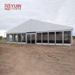 เต็นท์โบสถ์ขนาดใหญ่ 15x20 เมตร ทำจากอลูมิเนียมสีขาว ผ้า PVC ทนไฟ สำหรับประกอบพิธีทางศาสนา - Product Image 1