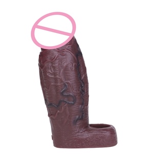 Funda Extensora de Pene Negra SXXY para Hombre, Alargamiento, Retraso de la Eyaculación, Juguetes Sexuales para Hombres, Extensor en 5 Tamaños, Venta al Por Mayor - Product Image 5