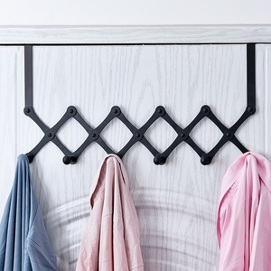 Over the <strong>Door</strong> Drying Rack Space Saving Foldable Over <strong>Door</strong> <strong>Hooks</strong> Hanger Laundry Hanging <strong>Coat</strong> Rack Clothing Hanger <strong>Hook</strong> - Product Image 4