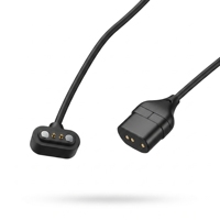 Câble de charge magnétique personnalisé à 2 broches plaqué or en cuivre 12V 2A avec adaptateur Pogo Pin pour lunettes intelligentes IA et bague connectée