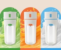 Custom Logo Draagbare Elektrische Juicer Handheld Smoothie Blender Fruit Mixers Cup Oplaadbare Usb Mini Blenders Voor Reizen