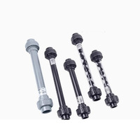 Mélangeur statique PVC/UPVC/PP DN15-DN50 type SK, mélangeur statique pour pipeline pour le mélange d'ozone et d'eau liquide
