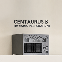 Casing NAS Mid Tower Centaurus 2.0 8 Bay ATX Hot Swap SATA SAS SFF-8643 Backplane SFX PSU Aluminium untuk Server Penyimpanan