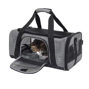 Sac de transport pour chien Sedex4p, réfléchissant, approuvé par les compagnies aériennes, durable, respirant, pliable, à parois souples en maille, pour l'extérieur - Product Image 1