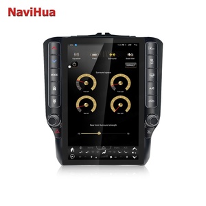 Écran Android de style Tesla Navihua, écran vertical pour Dodge RAM 2019-2024, autoradio multimédia, navigation GPS, moniteur Android - Product Image 3