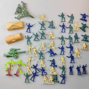 8 Giocattoli in PP Verde Bestseller, Modellini <span class=keywords><strong>di</strong></span> Soldatini Cartoon, Sculture Decorative per Tavolo <span class=keywords><strong>di</strong></span> Sabbia, Giocattoli Educativi Fai-da-Te per l'Apprendimento Precoce - Product Image 5