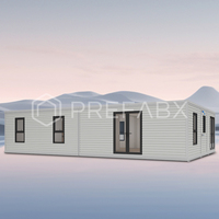 PrefabX Flip-Mix-H20, maisons en bois classiques écologiques, kit de maison préfabriquée pour usage en appartement