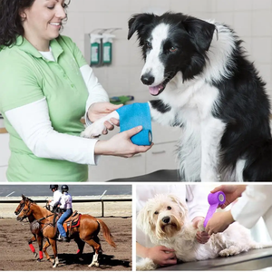 2 pulgadas * 5 yardas Animal <span class=keywords><strong>vendaje</strong></span> cohesivo <span class=keywords><strong>perro</strong></span> pata <span class=keywords><strong>vendaje</strong></span> veterinario envoltura <span class=keywords><strong>para</strong></span> perros - Product Image 4