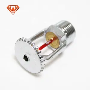 K80 Brass Fire Nozzle Sprinkler Fire Fighting Glass Quick Response Fire Fighting