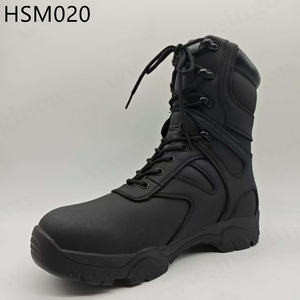 CXT, Botas Tácticas Resistentes para Terreno Montañoso, <span class=keywords><strong>de</strong></span> Cuero Nubuck Negro/Café, para Senderismo, <span class=keywords><strong>Trekking</strong></span> y Camping, Botas <span class=keywords><strong>de</strong></span> Combate para Hombre HSM020 - Product Image 1