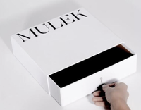 Boîte à tiroir rigide écologique haut de gamme personnalisée pour lunettes et montres, emballage personnalisé avec logo, boîte cadeau de luxe faite à la main avec gaufrage pour lunettes