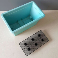 Jardinière rectangulaire en PP écologique pour balcon et fenêtre, avec couleur et design personnalisés