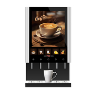 5 Flavors 12 Button Hot and Cold Coffee Machine Automatic One Hot Cocoa Juice Instant Coffee MachineVertical Type