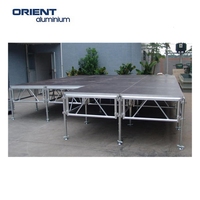 Estructura de armazón de aluminio para escenario, estructura portátil barata