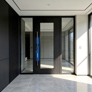 Puerta Pivotante Blindada de Alta Gama Estilo Americano, Puerta de Entrada Principal Antirrobo para Casa - Product Image 4