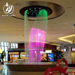 2025 vendita calda su misura programmabile digitale rotonda fontana <span class=keywords><strong>di</strong></span> acqua tenda <span class=keywords><strong>di</strong></span> acqua cascata pioggia adatto per il centro commerciale - Product Image 1