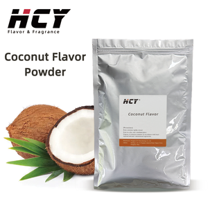 Poudre aromatisante synthétique à la noix de coco HCY pour les aliments et les boissons, crème glacée, sucettes glacées - Product Image 1
