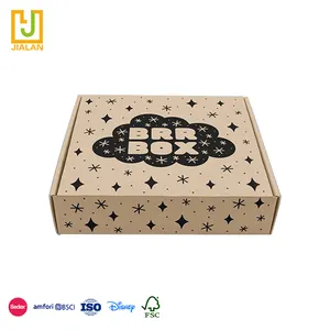 Reasonable Price Yellow with black personalized small icon novel style cardboard boxes for clothing