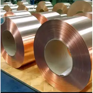 C17200 C17300 C17500 C17510 Beryllium Copper Strip With Nickel Strip Coil Customizable Welding Bending Cutting Punching Services