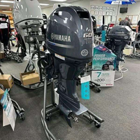 Motor fueraborda Yamaha de 60 HP, 4 tiempos, eje de 20 pulgadas, arranque eléctrico, control remoto