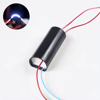 Générateur haute tension pour gants à choc électrique DC 3V-6V 400kV 400000V Module d'alimentation à augmentation de tension Forme de bobine Plastique 50Hz/60Hz