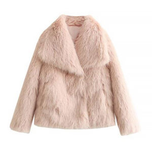 Abrigo <span class=keywords><strong>Mao</strong></span> personalizado para <span class=keywords><strong>mujer</strong></span> multicolor transpirable lana informal poliéster <span class=keywords><strong>cuello</strong></span> en V estampado teñido primavera Otoño Invierno - Product Image 2