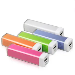 Branded Color PowerBank - Classic style Aluminium power bank with 2600mAh Li-ion battery