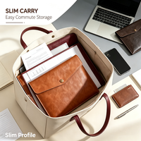Porte-documents en cuir véritable pour entreprise, organiseur de dossiers, étui à outils en cuir véritable, logo personnalisé, format A4, ensemble de dossiers de bureau
