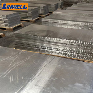 Taille des cellules 0.56mm-28mm Ligne <span class=keywords><strong>de</strong></span> production <span class=keywords><strong>de</strong></span> panneaux alvéolaires en aluminium avec feuille d'aluminium A3003 Prix bon marché Noyau alvéolé en aluminium - Product Image 4