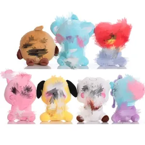 Kpop Cartoon Bt21s Peluche Jouets Poupée Oreiller Kpop Marchandise Personnages BT21s Peluche Jouets