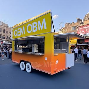 Grand véhicule de vente ambulante pour fêtes, camion à tacos, chariot à café et snacks, remorque BBQ, équipement de food truck - Product Image 3