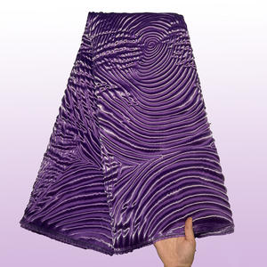 Tessuto broccato Jacquard liquido metallico in <span class=keywords><strong>Organza</strong></span> di lusso 100% poliestere per abiti da sposa e da festa da ragazza - Product Image 6