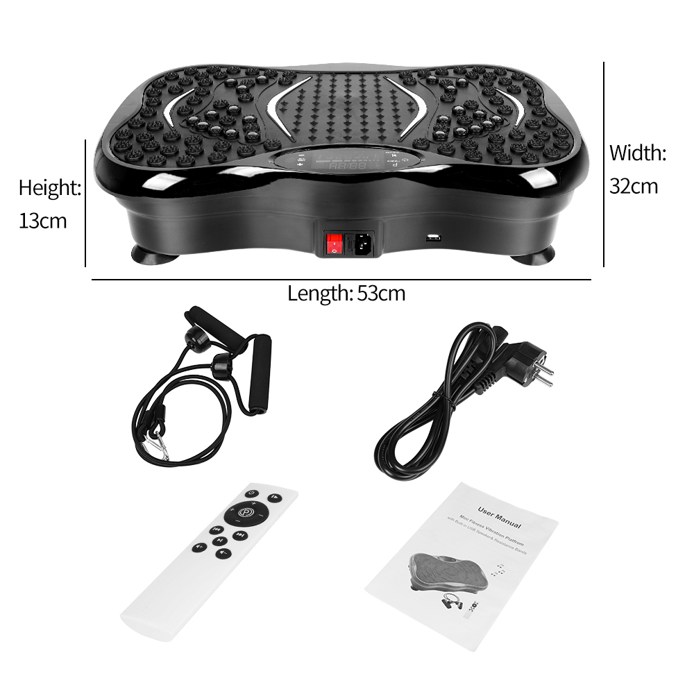 Indoor Rejection of Fat Electric Massage Vibration Plate Hot sale vibration machine plate vibrator crazy fit