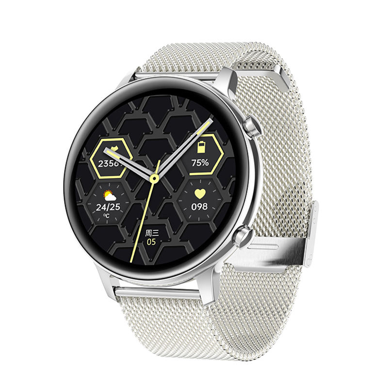 Bracelet en métal argenté