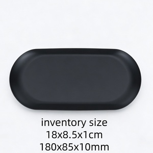 Custom Metal Oval <b>Tray</b> 7 inch Small Shallow Oval Metal <b>Stainless</b> <b>Steel</b> Storage <b>Tray</b>,18x8.5cm Service <b>Trays</b> - Product Image 5