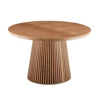 Table à manger ovale transformable, extensible et coulissante en bois massif, style farmhouse contemporain, pour 4 à 8 personnes, usage en villa