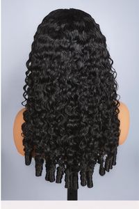 Curly Long Lace Front Wigs Burmese Virgin Human Hair Transparent Lace 5X5 Glueless 300% Wholesale Natural HD Full for Women - Product Image 4