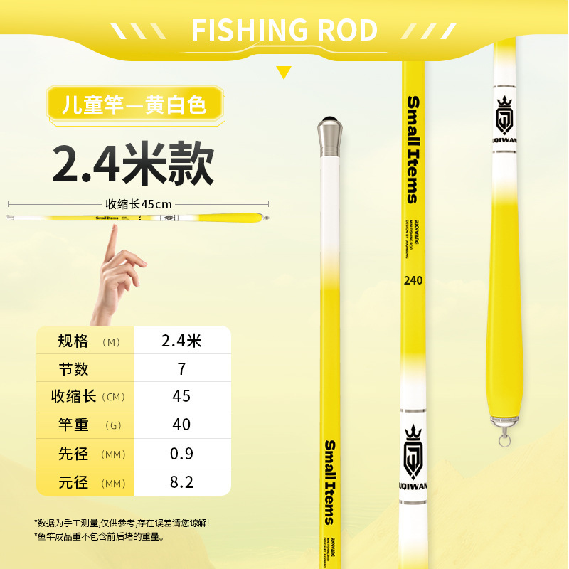 Lemon Yellow 2.4m [Bare Rod]