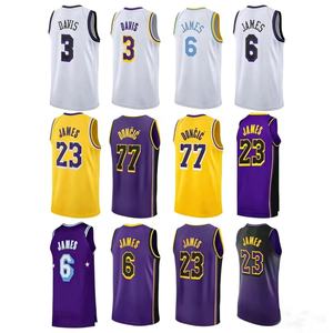 Camicia da basket ricamata di alta qualità per adulti cucita #77 nome New Jersey basket - Product Image 1