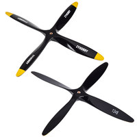 Hélice à essence ZYHOBBY à 4 pales, composite haute résistance CW 13-18 pouces, pour avion nitro, accessoires de modèle réduit