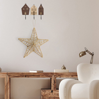 Crochets muraux décoratifs en bois en forme de maison pour suspendre des articles dans le salon, la chambre et la cuisine
