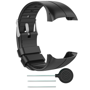 <span class=keywords><strong>Cinturino</strong></span> per <span class=keywords><strong>Polar</strong></span> M400 M430 Smart Band, <span class=keywords><strong>cinturino</strong></span> universale da polso in silicone morbido impermeabile per orologio fitness - Product Image 1