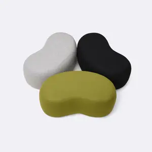 Special-shaped sofa chair set for waiting area,office reception couch for lobby lounge area office building creative stool