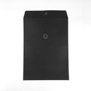 Enveloppe d'emballage de documents <span class=keywords><strong>A4</strong></span> en papier <span class=keywords><strong>kraft</strong></span> écologique avec logo personnalisé et fermeture à cordon - Product Image 5