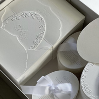 Carte d'invitation en papier couché en coton avec logo personnalisé de qualité supérieure, gaufrage 3D, impression typographique, sérigraphie, mariage